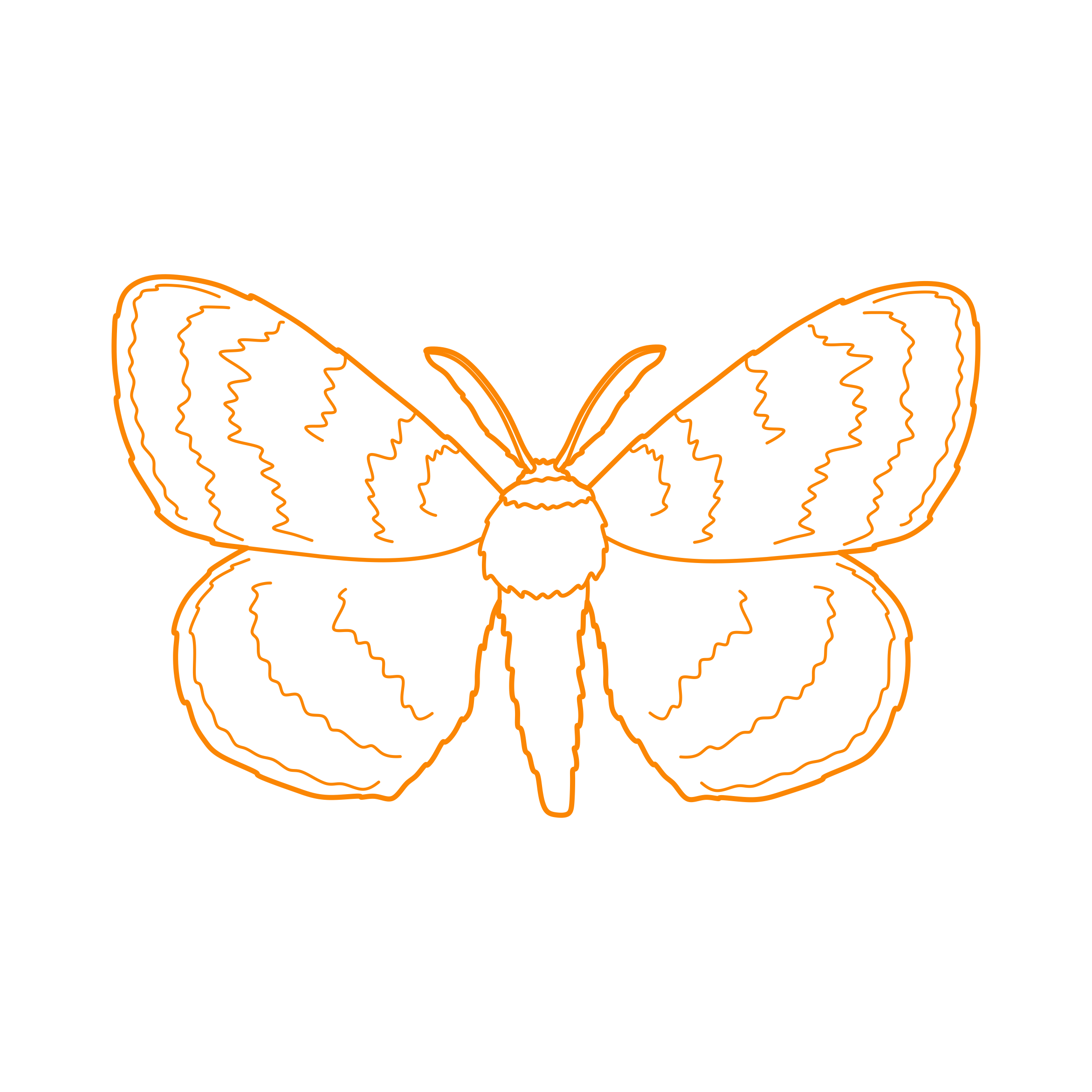 Animals Insects Gypsy Moth Sticker Svg Vector Free Vectors